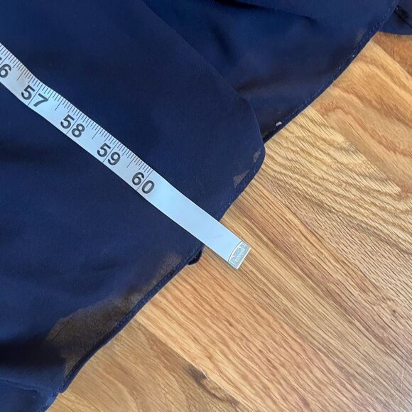 Anthropologie BHLDN Navy Blue Dress Halter-Neck Size L Maxi Bridesmaid - Picture 4 of 8